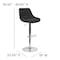 Flash Furniture Contemporary Black Fabric Adjustable Height Barstool with Chrome Base CH-182050X000-BKFAB-GG - alternate 5